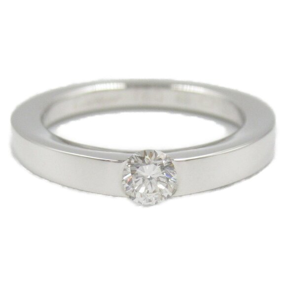 CARTIER 18k White Gold Diamond Ring - Picture 2 of 8